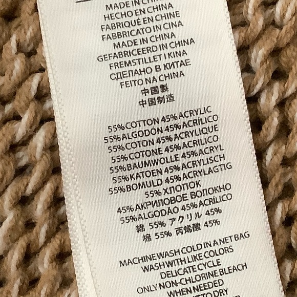 Michael Kors Brown Knit Poncho with Toggle Accents - Picture 7 of 9